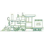 Forney Locomotive Drawing