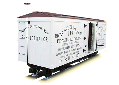 Denver & Rio Grand RY Reefer Car