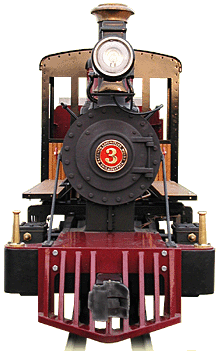 Sweet Creek Locomotive Front View