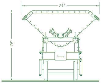 Side Dump Drawing Front View