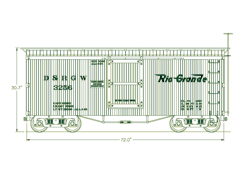 DRGW 1904 Box Car