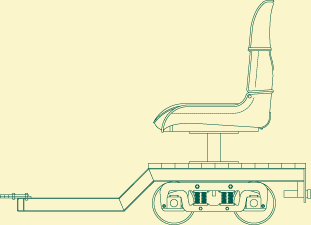 Operators Car Side View Drawing