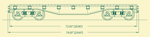 Steel Side Flat Car