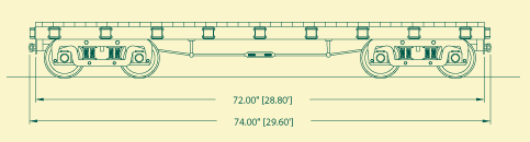 Wood Side Flat Car