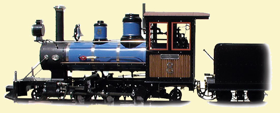 Prairie 2-6-2 Live Steam Locomotive