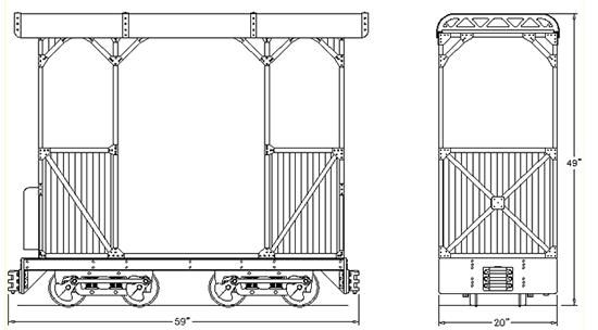 Line Drawing Prospectors Section Car