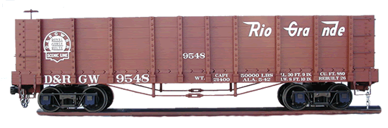No Frills CD Picture Guide to D&RGW Narrow Gauge Freight Car Details 